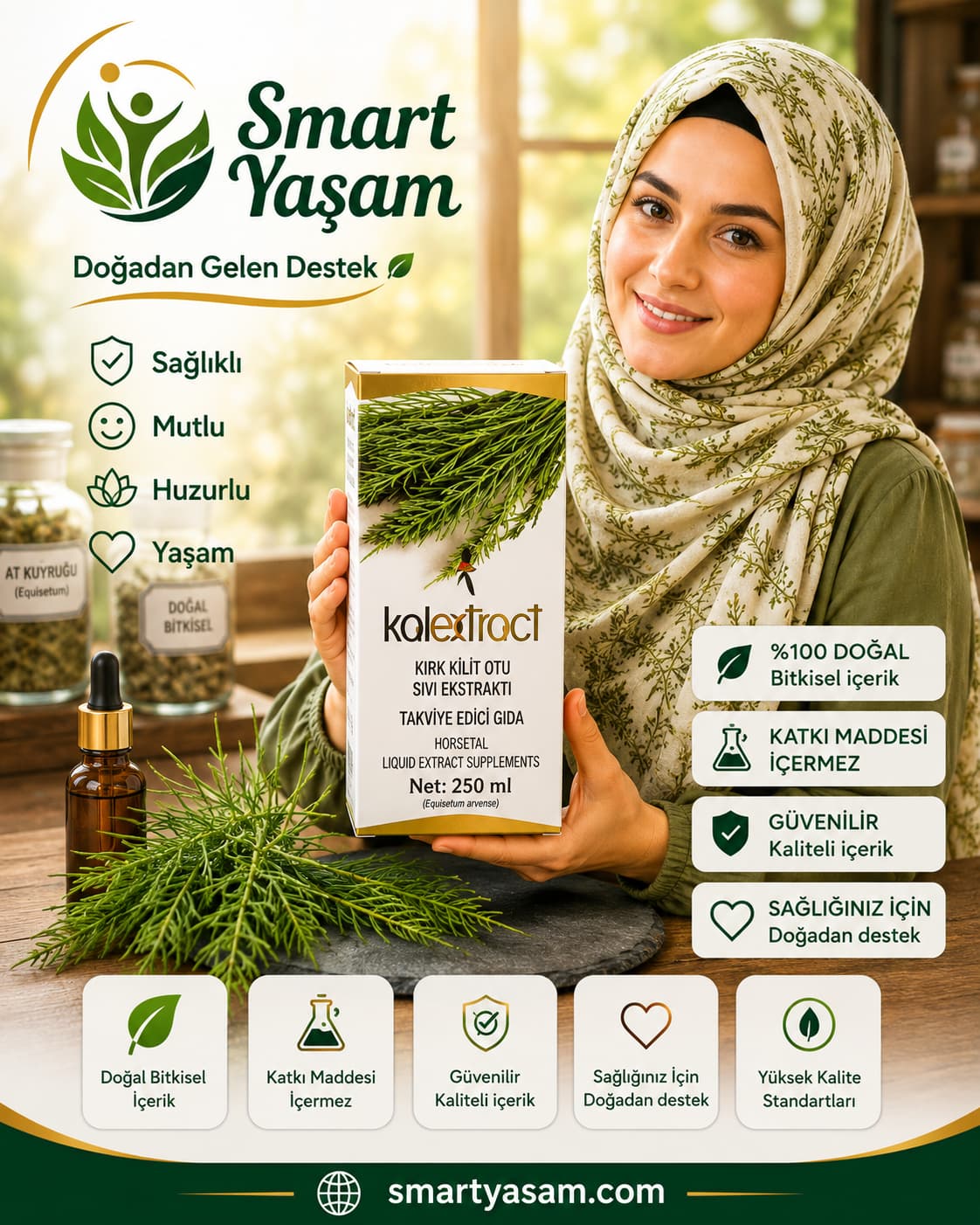 Kırk Kilit Otu Sıvı Ekstraktı – 250 ml – Takviye Edici Gıda